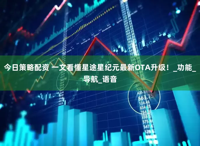 今日策略配资 一文看懂星途星纪元最新OTA升级！_功能_导航_语音